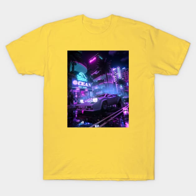 vice city T-Shirt by skiegraphicstudio